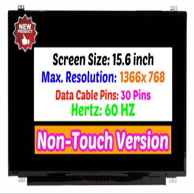BTSELSS 15.6" Non-Touch Screen Replacement for Lenovo ThinkPad P/N SD10L27779 LCD Display Panel HD 1366 * 768 30 pin (with Tabs)