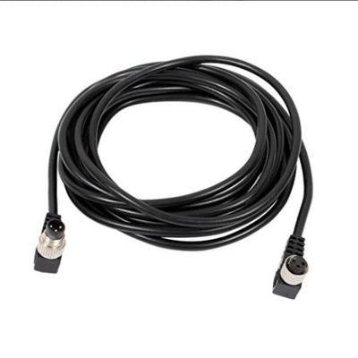 GXMRHWY 10pcs M8 3 pin Male Cable Waterproof 3 Pins Right Angle M8 Female Plug to Male Plug Moding Cable with 1M PVC 26AWG Wire