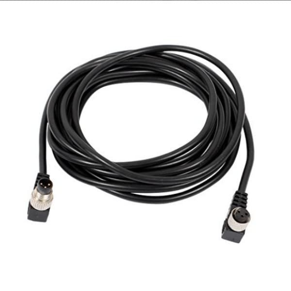 GXMRHWY 10pcs M8 3 pin Male Cable Waterproof 3 Pins Right Angle M8 Female Plug to Male Plug Moding Cable with 1M PVC 26AWG Wire
