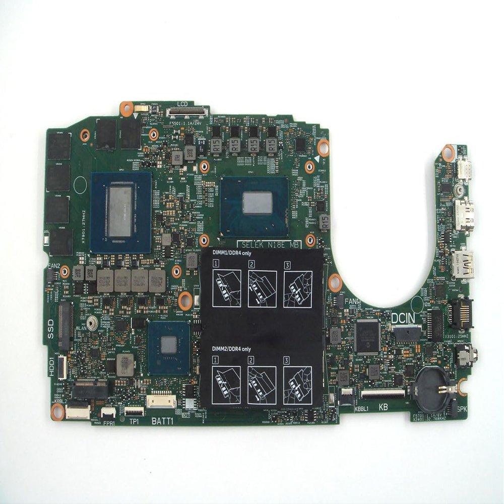Bayjebu New/Orig Parts for DELL G3 15 3590 15.6" i7-9750H GTX-1660Ti 6GB Motherboard System Board 18812-1 0FMG64