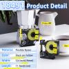 USUPERINK 20 Pack Compatible for Dymo Rhino 18491 Black on Yellow 19mm 3/4'' x 3m 11.5ft Flexible Nylon Label Tape for Rhino 4200 5000 5200 6000 3M PL200 PL300 Industrial Label Makers view 2