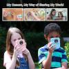 FXNFXLA Kids Instant Print Camera, Mini Digital Video Camera 1080P 18MP 2.3 Inch Screen with Print Paper Stickers, for Boys Girls Gift(Color:A) view 4