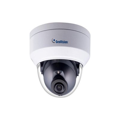 GeoVision - GV-TDR4704-2F GV-TDR4704-2F 4 Megapixel Outdoor Network Camera - Color - Mini Dome - 98.43 ft Infrared Night Vision - H.264, H.265, MJPEG - 2688 x 1520-2.80 mm Fixed Lens -