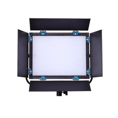 50W LED RGB Photography Fill Light, 360 Full-Color LED Panel Light, with Baffle/U Bracket, 3200K~5600K Video Lighting, RGB Video Lighting Flat Panel Light for Studio Photo Light