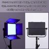 50W LED RGB Photography Fill Light, 360 Full-Color LED Panel Light, with Baffle/U Bracket, 3200K~5600K Video Lighting, RGB Video Lighting Flat Panel Light for Studio Photo Light view 4
