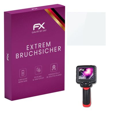 atFoliX Plastic Glass Protective Film compatible with Autel Maxivideo MV400, 9H Hybrid-Glass FX Screen Protector