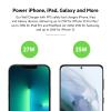 Belkin USB C Charger Block 30W - USB-C to C Cable Included - PPS, USB-IF Certified PD 3.0 Super Fast Charging - Samsung Galaxy S25, Apple iPhone 17, Air, Google Pixel, Nintendo Switch 2 & More - White view 2