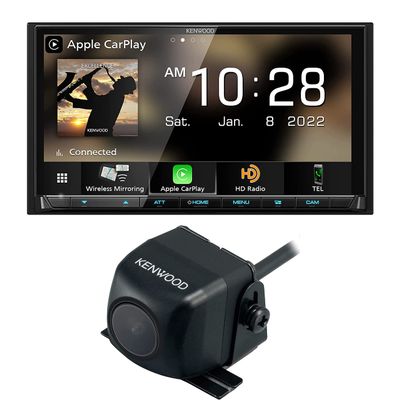 KENWOOD DMX908S EXCELON 6.95 Inch LCD Touchscreen Digital Multimedia Receiver | Plus Kenwood CMOS-230 Backup Camera