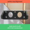 Networx 2U Vertical 19 Inch Wall Mount Server Bracket for Network and Data Panel Equipment view 2