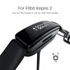 TUCANA Charger Compatible for Fitbit Inspire 2, Charging Dock Station Cradle Holder Charging Clip Premium Plastic Bracket Cable for Inspire 2 Health & Fitness Tracker (2) view 2