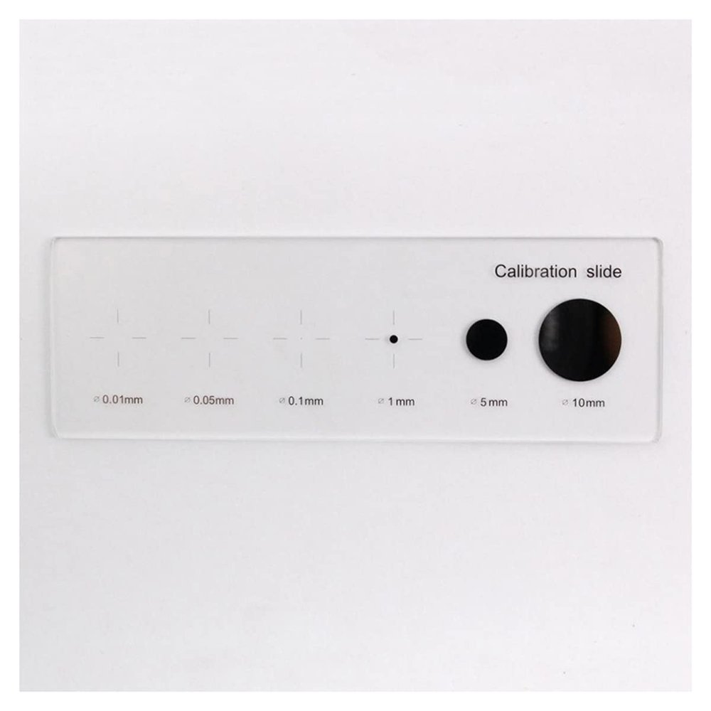 RADHAX Microscope Kit Microscope Stage Micrometer Multifunction Differentiation Plate Calibration Slide Microscope Lens Adapters