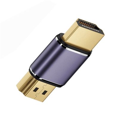 cablecc Gold HDMI Male to HDMI 2.1 Male UHD Extension Converter Adapter Support 8K 60hz HDTV
