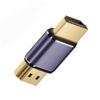 cablecc Gold HDMI Male to HDMI 2.1 Male UHD Extension Converter Adapter Support 8K 60hz HDTV view 1