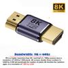 cablecc Gold HDMI Male to HDMI 2.1 Male UHD Extension Converter Adapter Support 8K 60hz HDTV view 3