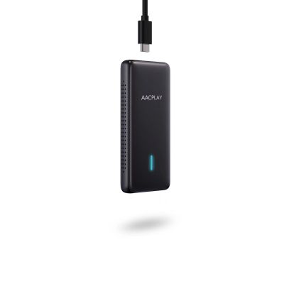 AACPLAY Wireless Android Auto Car Adapter Converts Wired Android Auto to Wireless, Android Auto Dongle Wireless for AA Smarphone, USB Type-A or Type-C Plug-in