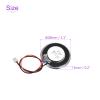 DMiotech 4 Pack 1W 8 Ohm 28mm Diameter DIY Magnetic Speaker Round Type Internal Replacement Loudspeaker with PH2.0/1.25mm-2P Terminal Line for Electronic view 3