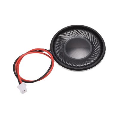 DMiotech 1W 8 Ohm 28mm Diameter DIY Magnetic Speaker Round Type Internal Replacement Loudspeaker with PH2.0/1.25mm-2P Terminal Line for Electronic