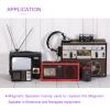 DMiotech 1W 8 Ohm 15mm Diameter Mini DIY Magnetic Speaker Internal Replacement Loudspeaker with Wire for Mobile Phone Black view 2