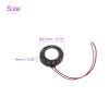 DMiotech 1W 8 Ohm 15mm Diameter Mini DIY Magnetic Speaker Internal Replacement Loudspeaker with Wire for Mobile Phone Black view 3