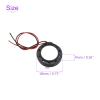 DMiotech 1W 8 Ohm 18mm Diameter Mini DIY Magnetic Speaker Internal Replacement Loudspeaker with Wire for Mobile Phone Black view 3
