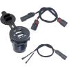 860201261 USB Plug with Dual Ports for Renegade g4 850 xrs 2017-2022, Replacement for REV Gen4 USB Power Outlet Kit view 1