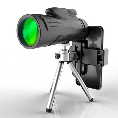 Aviator Pro Monocular, Handheld Pocket Scope for Bird Watching, Night Vision Optics for Adult, Professional Glass Optic Smartphone Monocular with Phone Holder and Tripod