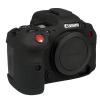 Easy Hood Camera Case for Canon EOS R5C Mirrorless Camera, Anti-Scratch Soft Silicone Rubber Case Protective Body Housing Protector Skin Cover-Black view 1