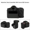 Easy Hood Camera Case for Canon EOS R5C Mirrorless Camera, Anti-Scratch Soft Silicone Rubber Case Protective Body Housing Protector Skin Cover-Black view 2