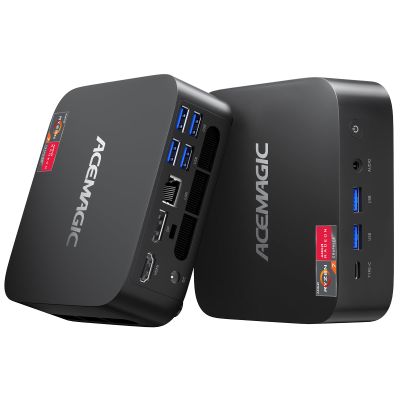ACEMAGICIAN Kron Mini K1 Mini PC, Ryzen 7 7730U(Upgraded 5825U/7430U), 16GB DDR4 512GB SSD Mini Computers(up to 4.5Ghz), Light Gaming Desktop 4K Triple Display Mini Desktop Bluetooth/WiFi6/Office