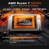 ACEMAGICIAN Kron Mini K1 Mini PC, Ryzen 7 7730U(Upgraded 5825U/7430U), 16GB DDR4 512GB SSD Mini Computers(up to 4.5Ghz), Light Gaming Desktop 4K Triple Display Mini Desktop Bluetooth/WiFi6/Office view 3