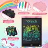 20 Pcs LCD Writing Tablet for Kids 10 Inch Electronic Doodle Board Colorful Screen Doodle Board Erasable Pad Drawing Pad for Kids Toddler 6 Years Old Educational Learning Toy (Black Screen) view 2