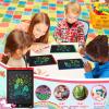 20 Pcs LCD Writing Tablet for Kids 10 Inch Electronic Doodle Board Colorful Screen Doodle Board Erasable Pad Drawing Pad for Kids Toddler 6 Years Old Educational Learning Toy (Black Screen) view 3