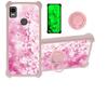 jioeuinly Cricket Icon 4 Case Compatible with Cricket Icon 4 Phone Case Cover [with Tempered Glass Screen Protector][Hard PC + Soft Silicone][Ring Support] [Luminous Effect] YGF-MH view 1