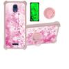 jioeuinly ATT Fusion Z Case Compatible with ATT Motivate Phone Case Cover [with Tempered Glass Screen Protector][Hard PC + Soft Silicone][Ring Support] [Luminous Effect] YGF-MH view 1
