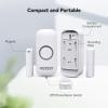 Door Window Alarm for Kids Safety, VOXON Door Alarm for Home Security Personal Security Window Alarms Sensor Burglar Door Alarm for Home, Cars, Sheds, Caravans DIY Kit Pack of 4 view 2