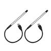 Magik 2-4Pc Portable 10 LED USB Light Flexible Lamp for Reading Notebook Laptop Plug (2 Pack) view 1