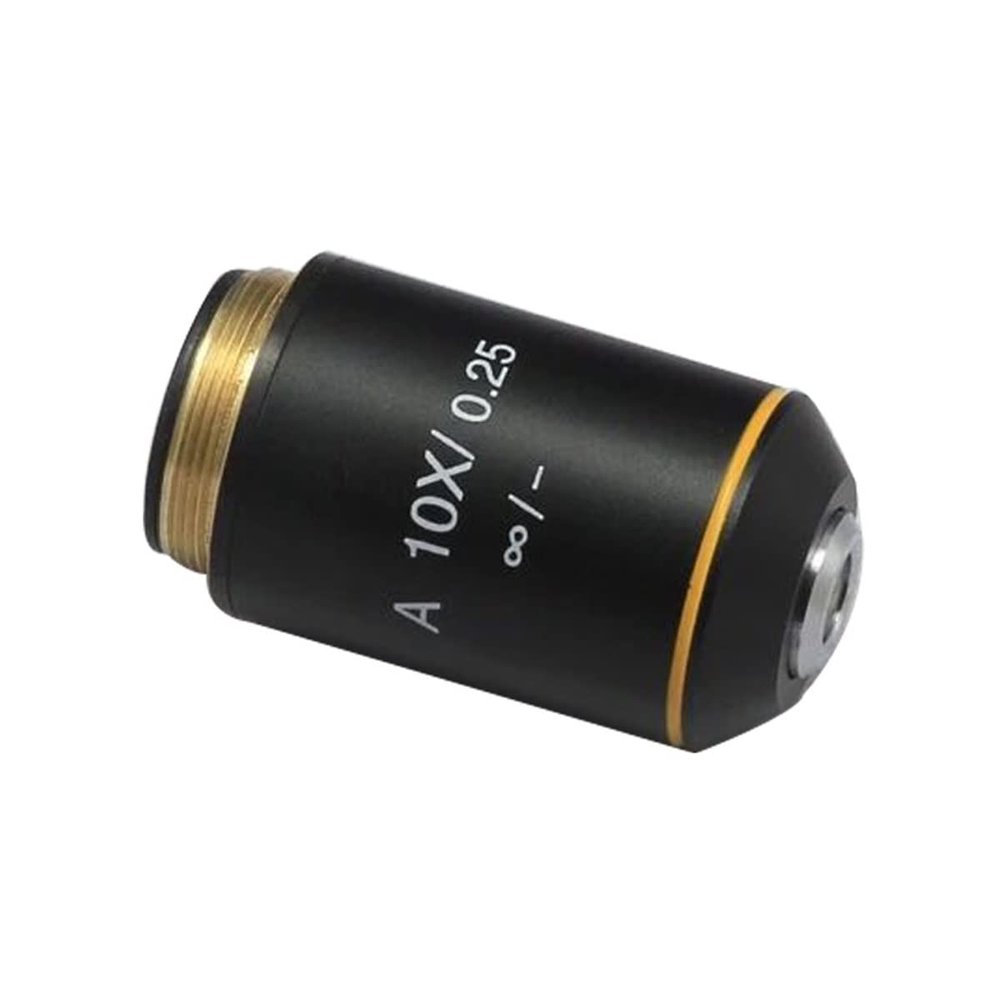 Microscope Kit 20.2mm 1 pcs 10X Biological Microscope Objective Lens Microscope Lens Adapters