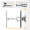 Laivli Wall Mount for Echo Show 15 (1st, 2nd Gen), and Monitors 13"-27", with 15 Inch Extension Arm, Full Motion Adjustable - Easy to Rotate, Swivel, Tilt and Fold, Echo Show 15 Wall Mounting Bracket view 4