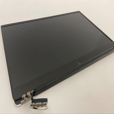 13.3" FHD LCD Screen Display Cover Cable Hinges Full Upper Half Parts Assembly Replacement for Dell XPS 13 9305 (Non-Touch Version)