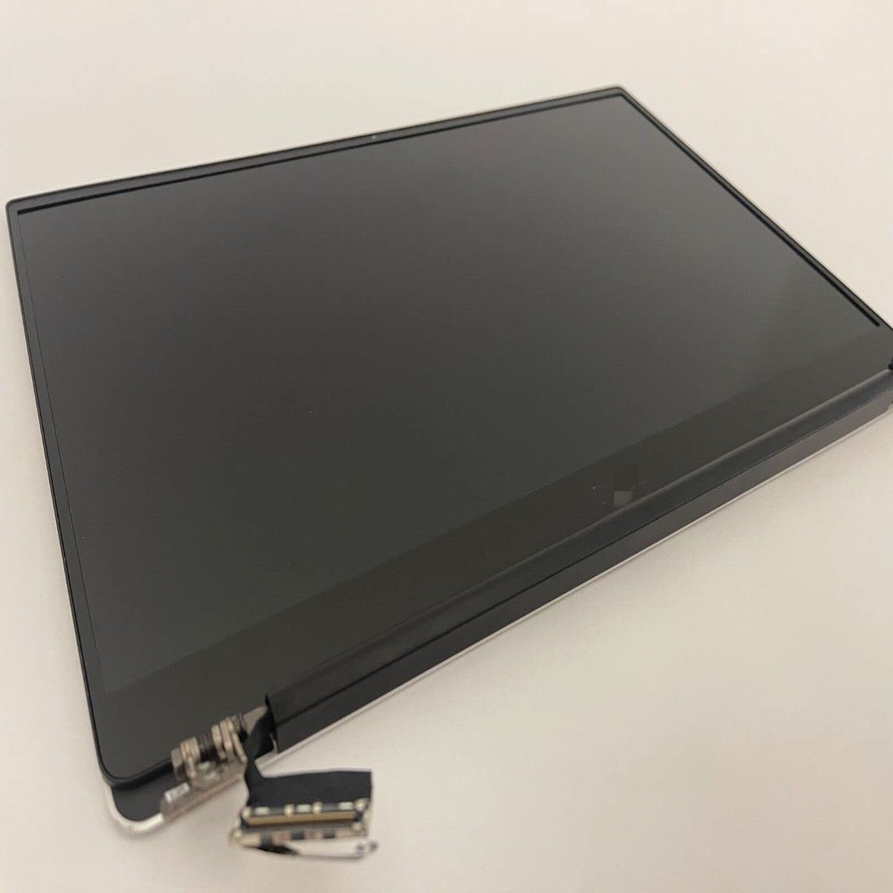 13.3" FHD LCD Screen Display Cover Cable Hinges Full Upper Half Parts Assembly Replacement for Dell XPS 13 9305 (Non-Touch Version)