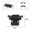FEICHAO Multi-Functional Expansion Quick Release Plate 1/4 3/8 Positioning Hole for Railblocks Dovetails Rods SLR Camera Cage (Type A+Rail Rod Clamp) view 2
