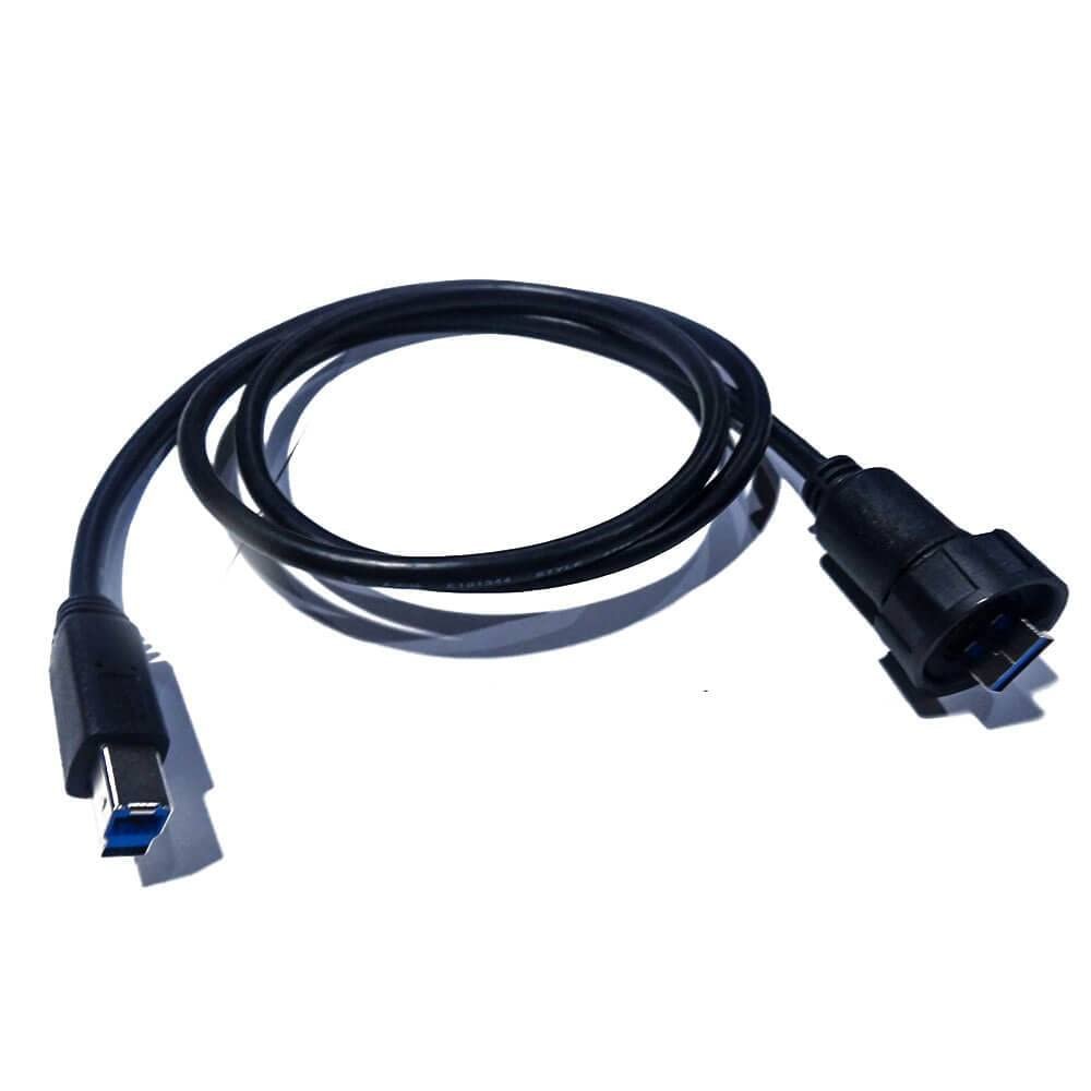 keisnoaja IP67 USB 3.0 Type A Male to USB 3.0 Type B Male Connector Conversion Cables