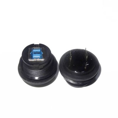 Waterproof USB 3.0 ype B Female Socket Connectors PCB Mount with pin at The end