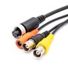 GXMRHWY 10pcs GX12 4 Pin Female Connector Cable to BNC DC Adapter for Automotive Vehicle Back View Camera 1M view 3