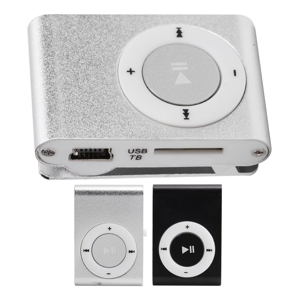 Mp3 Player Spotify, Clip on Mp3 Player Reproductor De Musica Walkmans with Earphone and USB Cable()