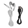 Mp3 Player Spotify, Clip on Mp3 Player Reproductor De Musica Walkmans with Earphone and USB Cable() view 4