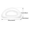 12 Pairs Silicone Eyeglass Nose Pads Glasses Nose Pads Pad Replacement Kit Non-Slip for Sunglasses Reading/Myopia Regular Glasses Universal view 3