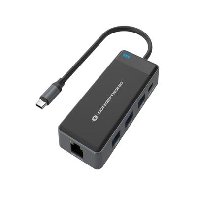 CONCEPTRONIC DONN14G 7-in-1 USB 3.2 Gen 1 Docking Station