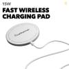 cellhelmet Fast Magnetic Wireless Charging Pad 15W MagSafe Compatible with iPhone 16 15 14 13 12 & Airpods for Mag Fast Charging - Qi2 Compatible view 2
