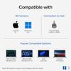 Plugable 16-in-1 Thunderbolt 4 Dock  Dual 4K Monitors for M4/M5 MacBook Air/Pro, 100W Charging, 2X HDMI, 2X DisplayPort, 2.5G Ethernet, 7X USB, MicroSD/SD Card Reader, Windows & USB4 Compatible view 4
